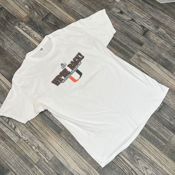 🏈 Vintage MIAMI HURRICANES College Football 2002 National Championship Tee - EU - Picture 8 of 11